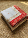 Gilded Grace Kota Cotton Gota Patti Saree White