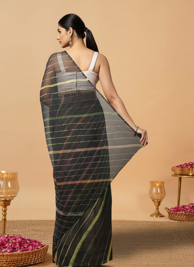 Classic Cotton Kota Doria Saree Handcrafted