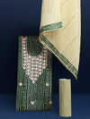 Glimmering Green Kota Dori Suit (Top+Bottom+Dupatta)