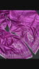 Pure Tussar Silk Dupatta Magenta Pink Color Chikankari and Crochet work - IndieHaat