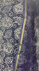 Pure Cotton Kota Doria Suit (Top+Bottom+Dupatta) Dark Blue Color with heavy embroidered Dupatta - IndieHaat
