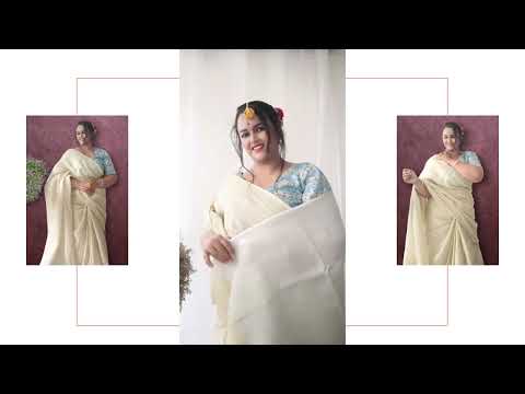 Off White Pure Chanderi Handloom Tissue Silk Saree –