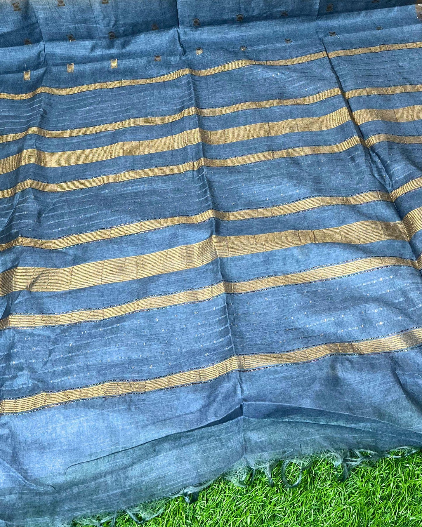 Pure Kota Silk Saree Beige Jaquard Weaving