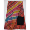 Cotton Kota Doria Multicolor Saree with blouse Handcrafted-Indiehaat