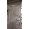 Macrame White Curtain (5 feet X 4 feet)Material : Cotton Colour: Off White-Indiehaat