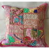 Indiehaat | Khamma Ghani Intricate Cotton Kantha Cushion Covers