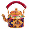 Rajasthani Handpainted Multicolor Metal Kettles-Indiehaat