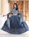 Be the talk of the town with Handblock Printed Cotton Lehenga and Top-Get 30% off on Size 34-46
