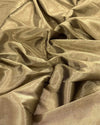 Maheshwari Tissue Silk Saree Light Beige Color with running blouse - IndieHaat