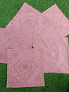Indiehaat | Khamma Ghani Decorative Cotton Pink Cushion Covers Mirror Work