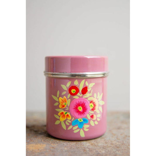 Buy Rajasthani Handpainted Stainless Steel Containers at 1399 - Perfect for storing food in style-Indiehaat