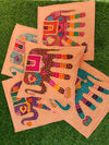 Indiehaat | Khamma Ghani Sandy Elephant Patchwork Cotton Cushion Covers