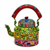 Rajasthani Handpainted Multicolor Metal Kettles-Indiehaat