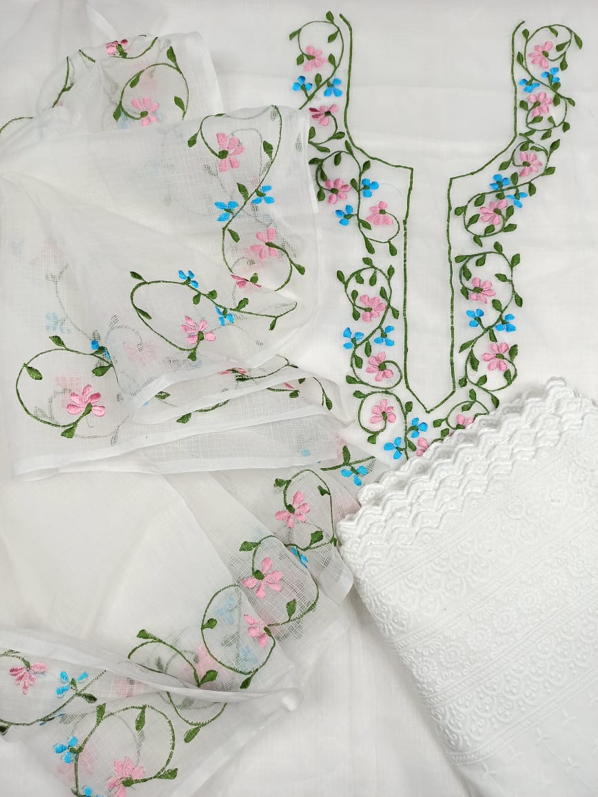 Shop Cotton Embroidered Dress Material Online Indiehaat.com Shop Cotton Embroidered Dress Material Online Indiehaat.com
