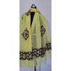 Kota Doria Dupatta with Ajrak Applique Work Handcrafted