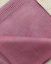 Pure Linen by Linen Fabric Dusty Rose Color - IndieHaat