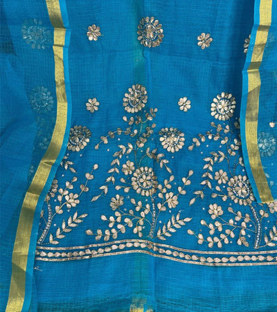 IndieHaat|Kota Doria Suit Embroidery 13% Off