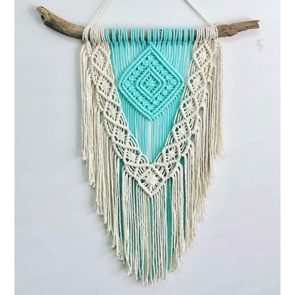 Macrame Double Colour Wall Hanging
Size: 16×34
