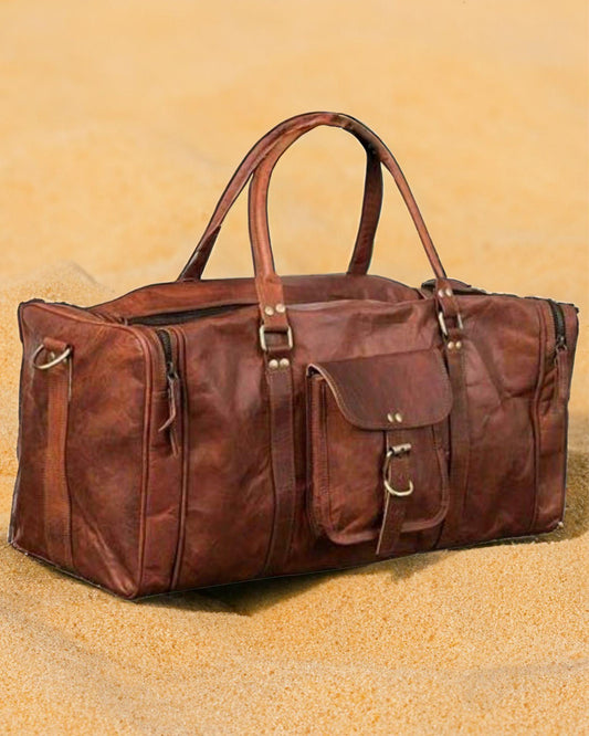 Indiehaat | Pure camel leather bag Brown Color
