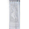 Applique Work Wall Hanging White CurtainSize - 44"X84" (3.5 X 7 Ft)-Indiehaat