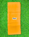 Pure Cotton Kota Doria Suit (Top+Bottom+Dupatta) Golden Brown Color with heavy embroidered Dupatta - IndieHaat