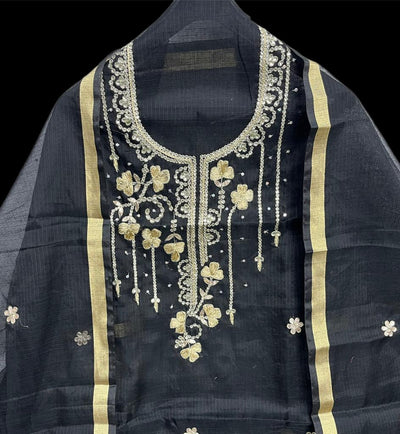 Kota Doria Suit GotaPatti 13% Off - IndieHaat