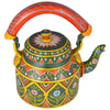 Rajasthani Handpainted Multicolor Metal Kettles-Indiehaat