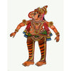 Multicolor Handcrafted Leather Ganesha Painting-Indiehaat