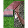 Silkmark Certified Tussar Silk Handloom Block Print Black Saree with Blouse-Indiehaat