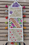 Indiehaat | Khamma Ghani Vintage Wall Mount 3 Pocket Patchwork Hanger
