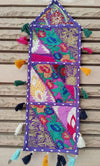 Indiehaat | Khamma Ghani Bohemian Wall Mount 3 Pocket Patchwork Hanger