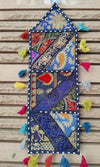 Indiehaat | Khamma Ghani Colorful Wall Mount 3 Pocket Patchwork Hanger