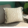 Macrame Cushion Cover Size : 16X16-Indiehaat