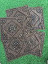 Indiehaat | Khamma Ghani Unique Cotton Black Cushion Covers Mirror Work