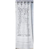 Applique Work Wall Hanging White CurtainSize - 44"X84" (3.5 X 7 Ft)-Indiehaat