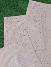 Indiehaat | Khamma Ghani Ethnic Cotton Cream Cushion Covers Mirror Work