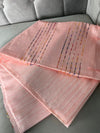 Kota Staple Silk Flag and Sequence Pallu Saree Rose Pink Colour with Running Blouse-Indiehaat