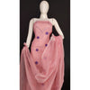 Kota Doria Pink Suit Material Embroidered and Hand Dyed with Zari Border Dupatta-Indiehaat