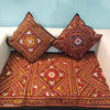 Indiehaat | Khamma Ghani Luxurious Rajkoti Brown Sofa Cover